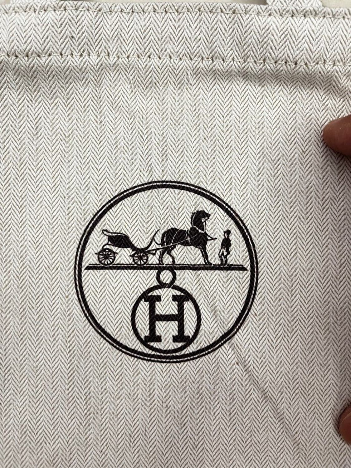 에르메스 뷰티 캔버스백 미디움 토드백 상품이미지5