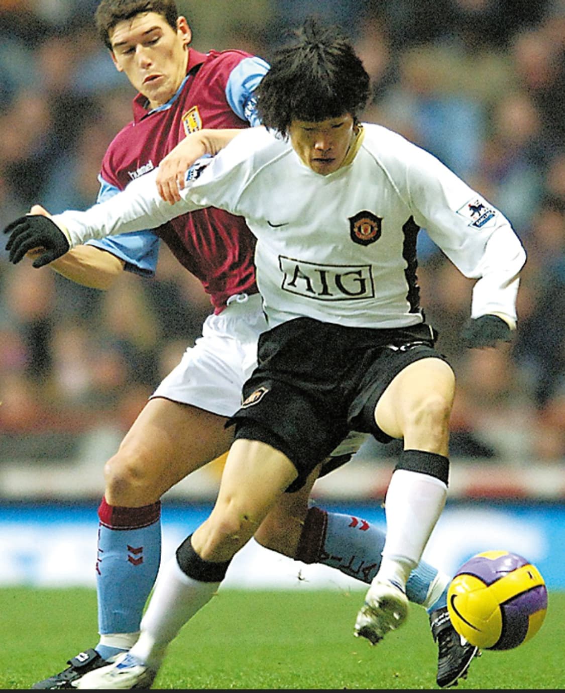 레트로)06-07 맨유 어웨이킷 박지성 긴팔유니폼 L 레플리카 상품이미지9