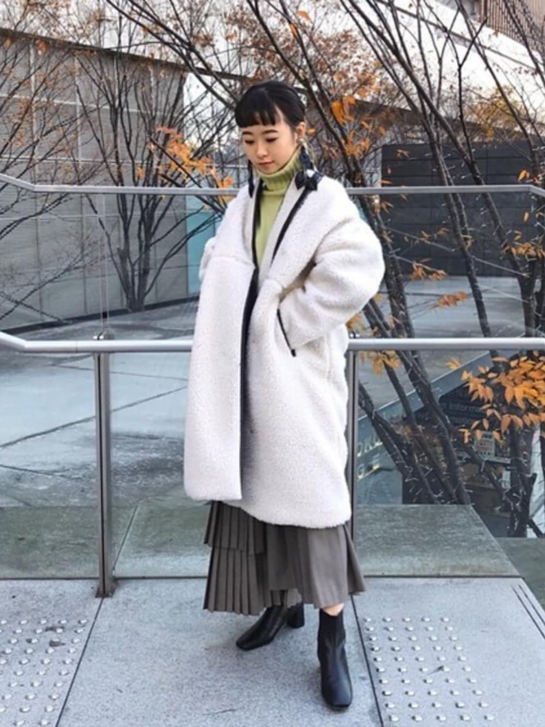 클라네 플리츠 롱 스커트 블랙 요지야마모토 꼼데가르송 맛 상품이미지9