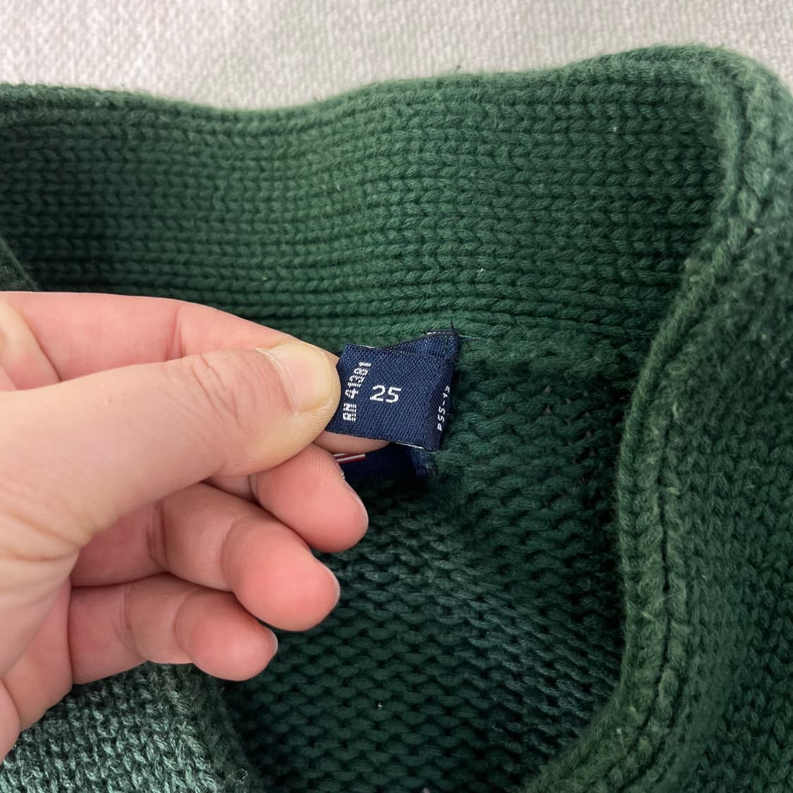 100 폴로랄프로렌 스포츠 브이넥 코튼 니트 상품이미지5