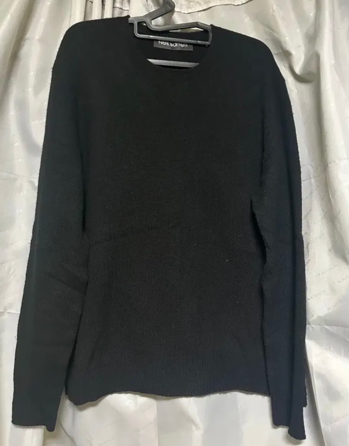 닐바렛 울 캐시미어 니트 블랙 상품이미지1