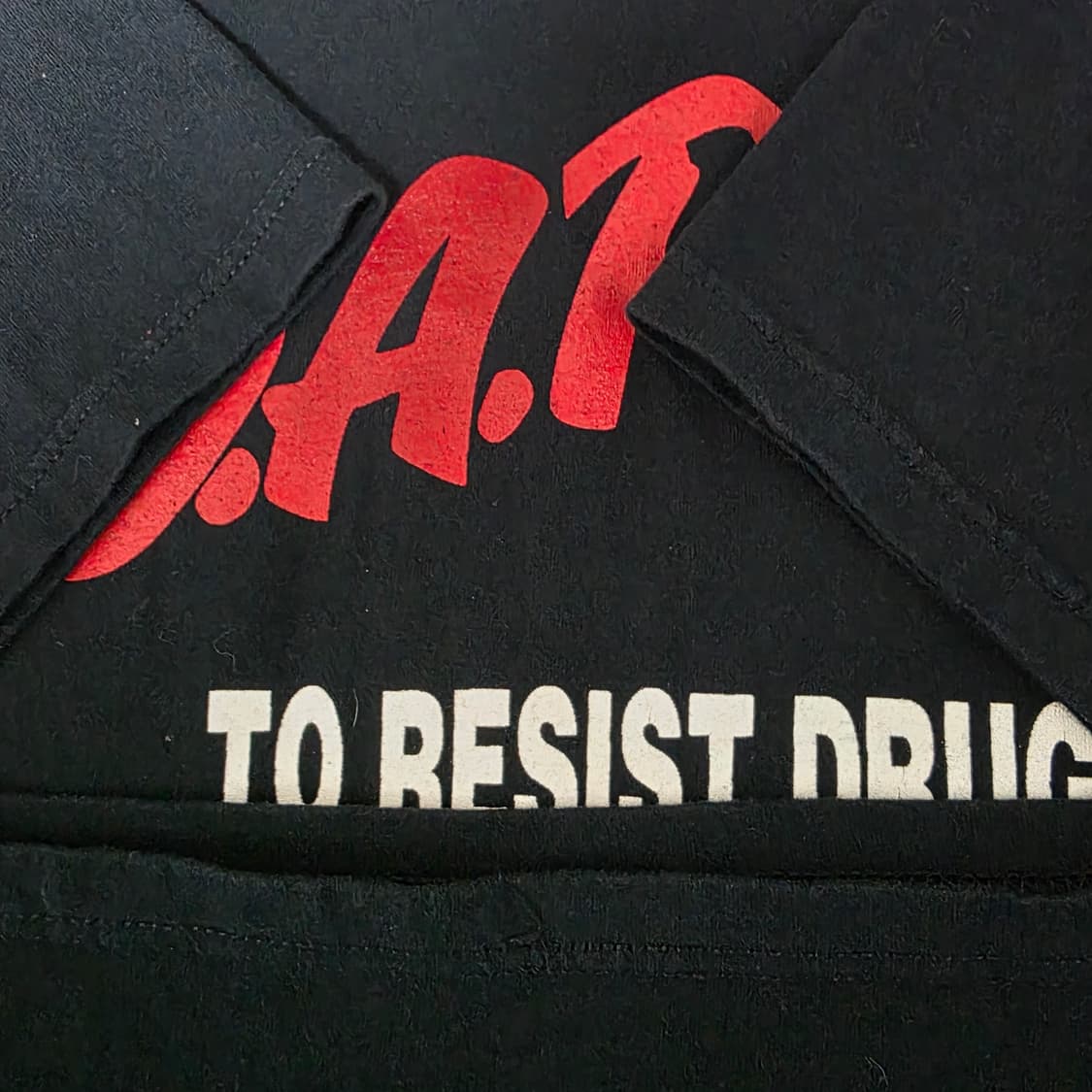 [XL] 00-90s 빈티지 DARE 티셔츠 블랙 ver. 후룻2백프린트 상품이미지3