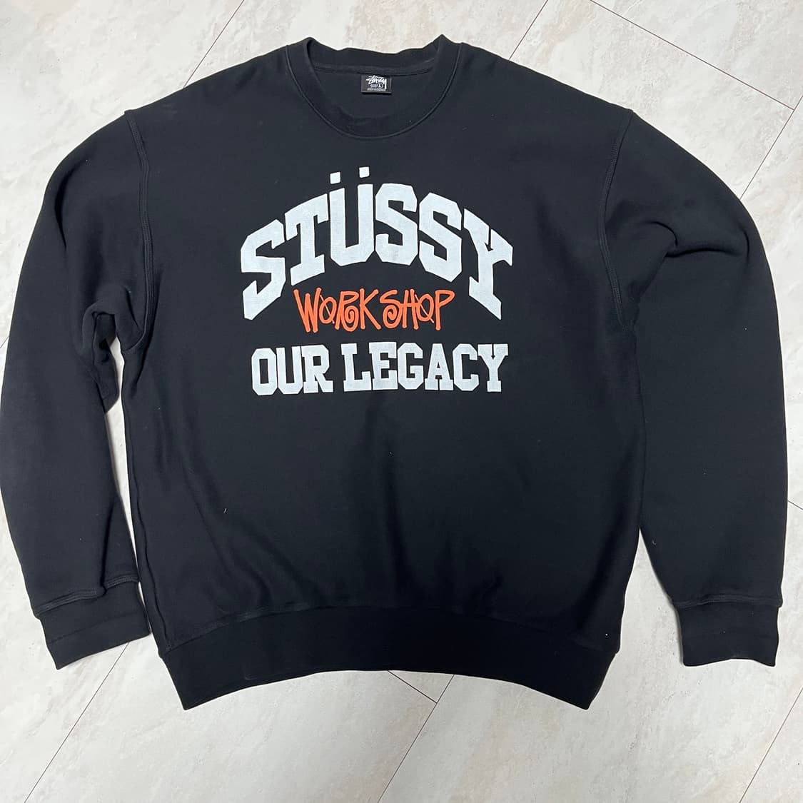 스투시 아워레가시 워크샵 스웻 맨투맨 L사이즈 상품이미지1