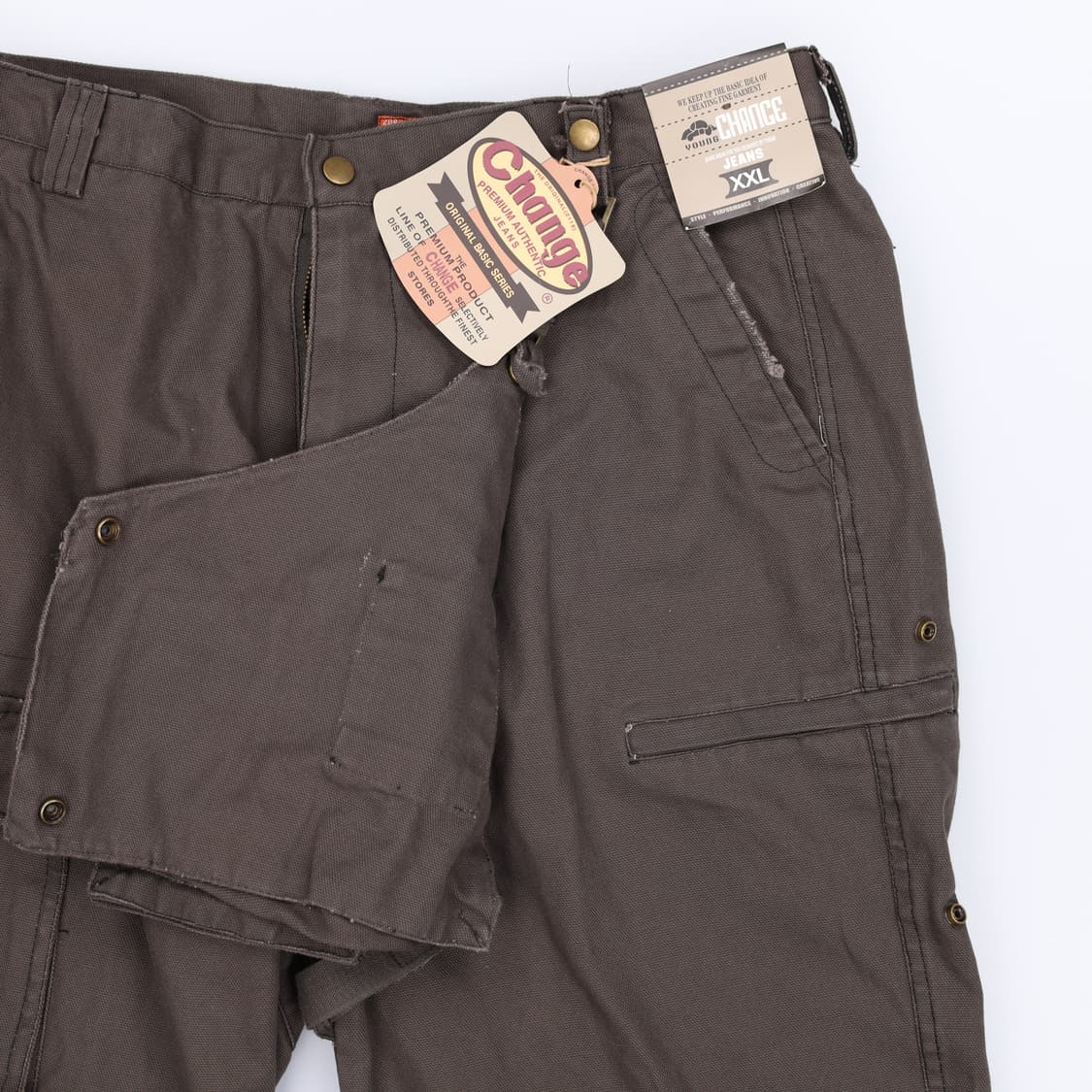 [XXL] 새상품 빈티지 멀티 포켓 워크 테크 카고 바지 3796 상품이미지8