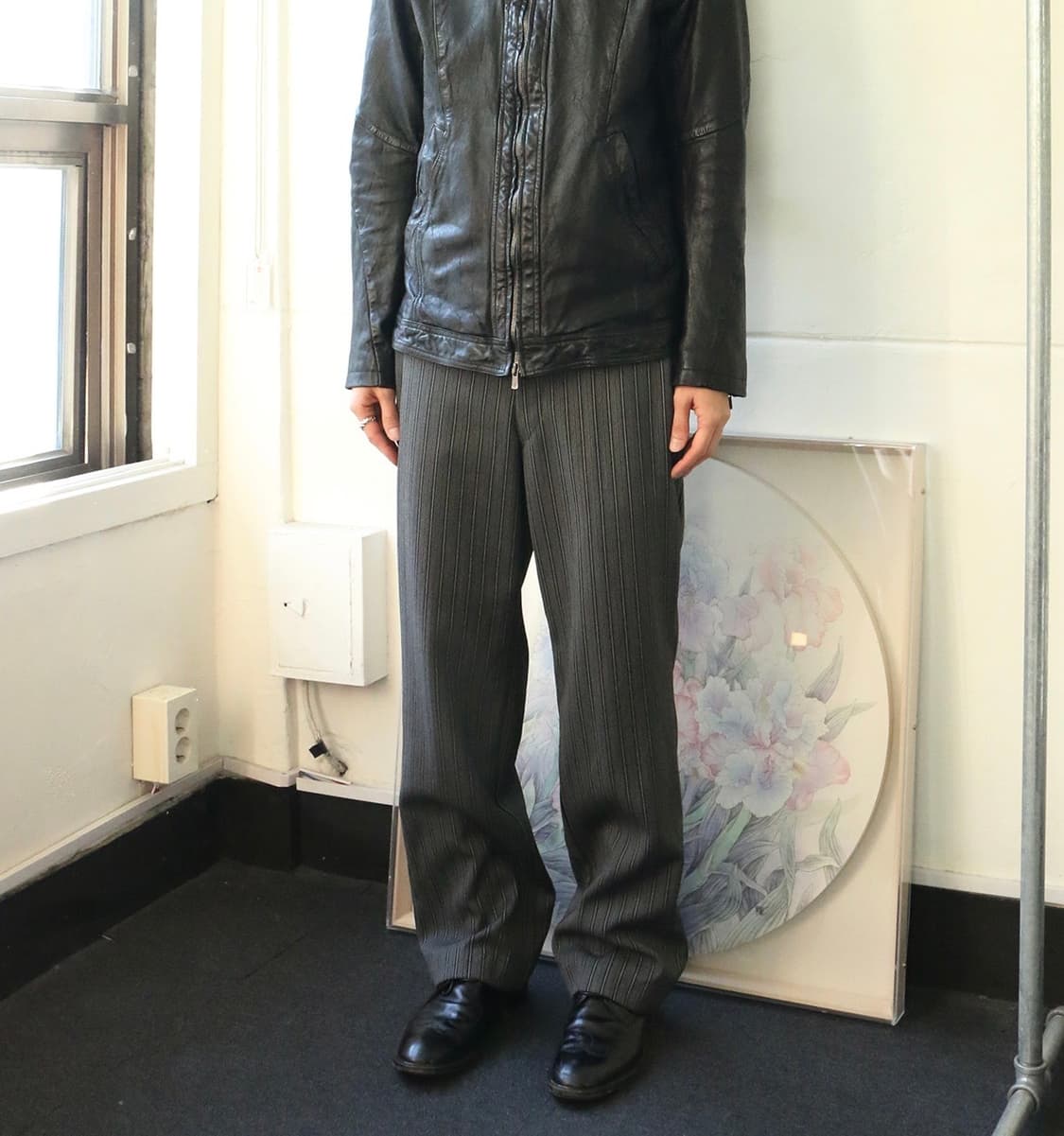 빈티지 핀스트라이프 트라우저 상품이미지1