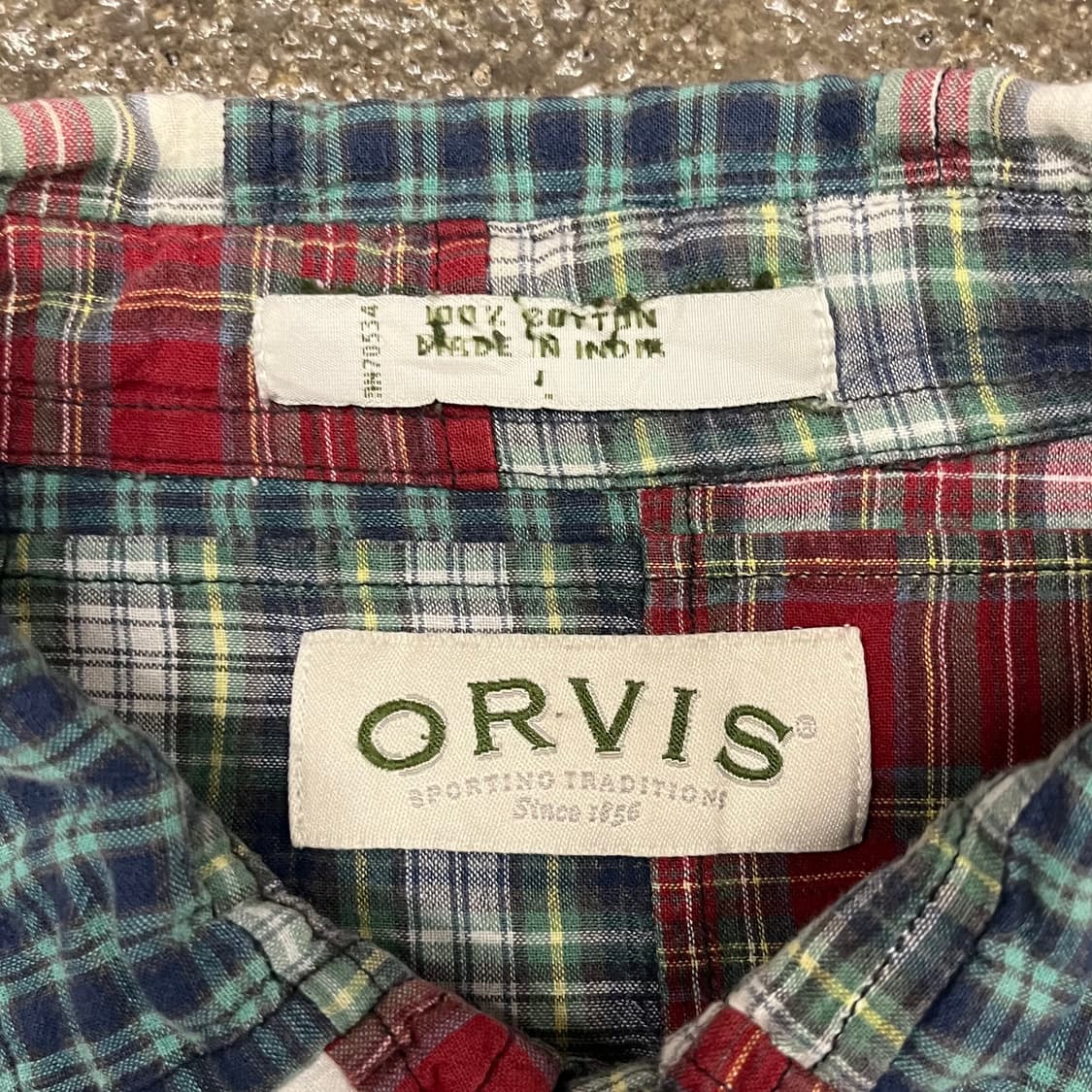 90s Orvis 패치워크 셔츠 (105) 상품이미지5