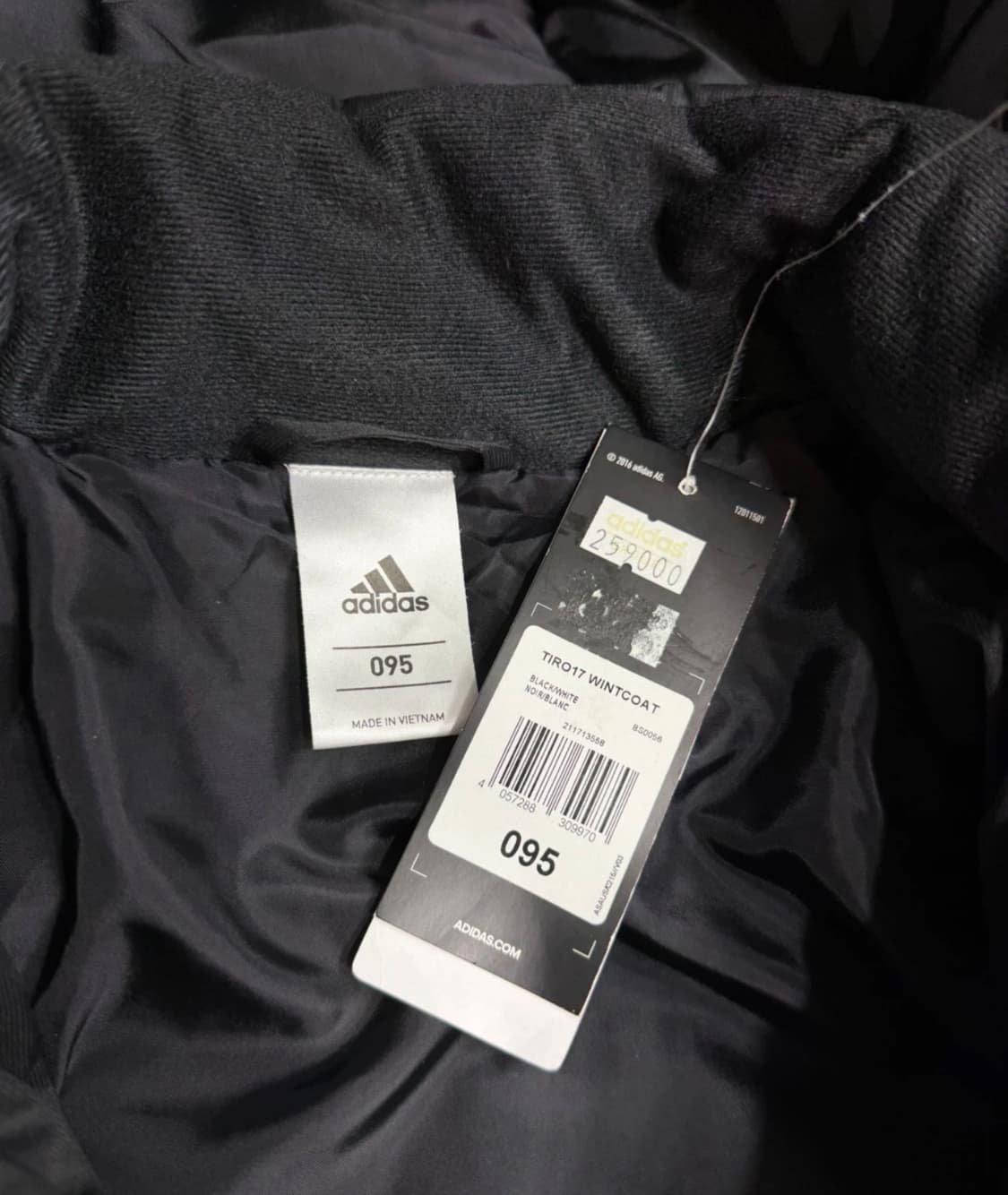 아디다스 경량롱패딩 095 블랙 새상품 상품이미지3