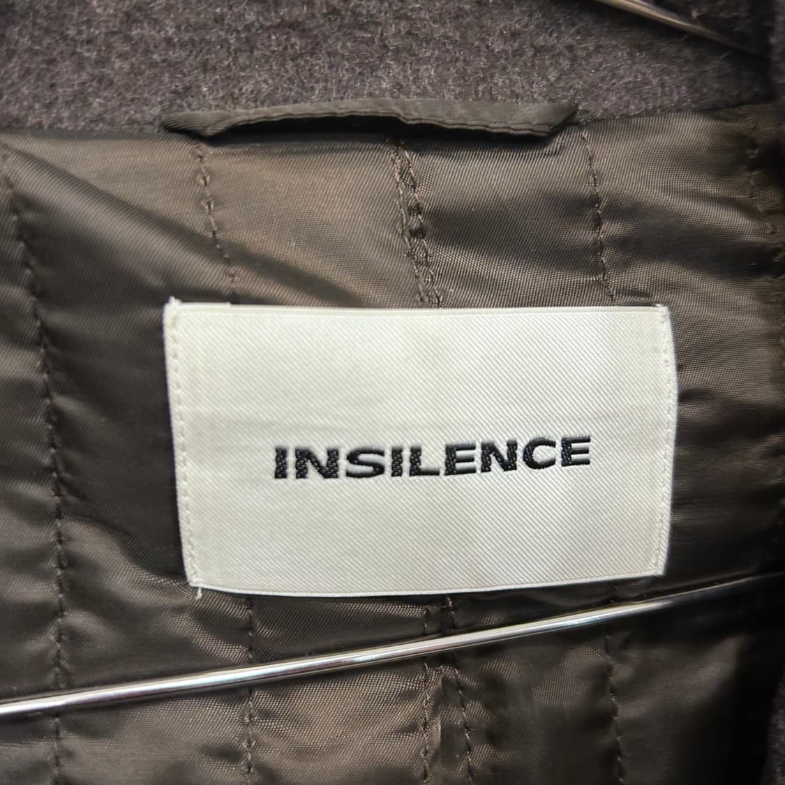 인사일런스 울케시미어블랜드 이너퀼팅 롱코트 상품이미지3