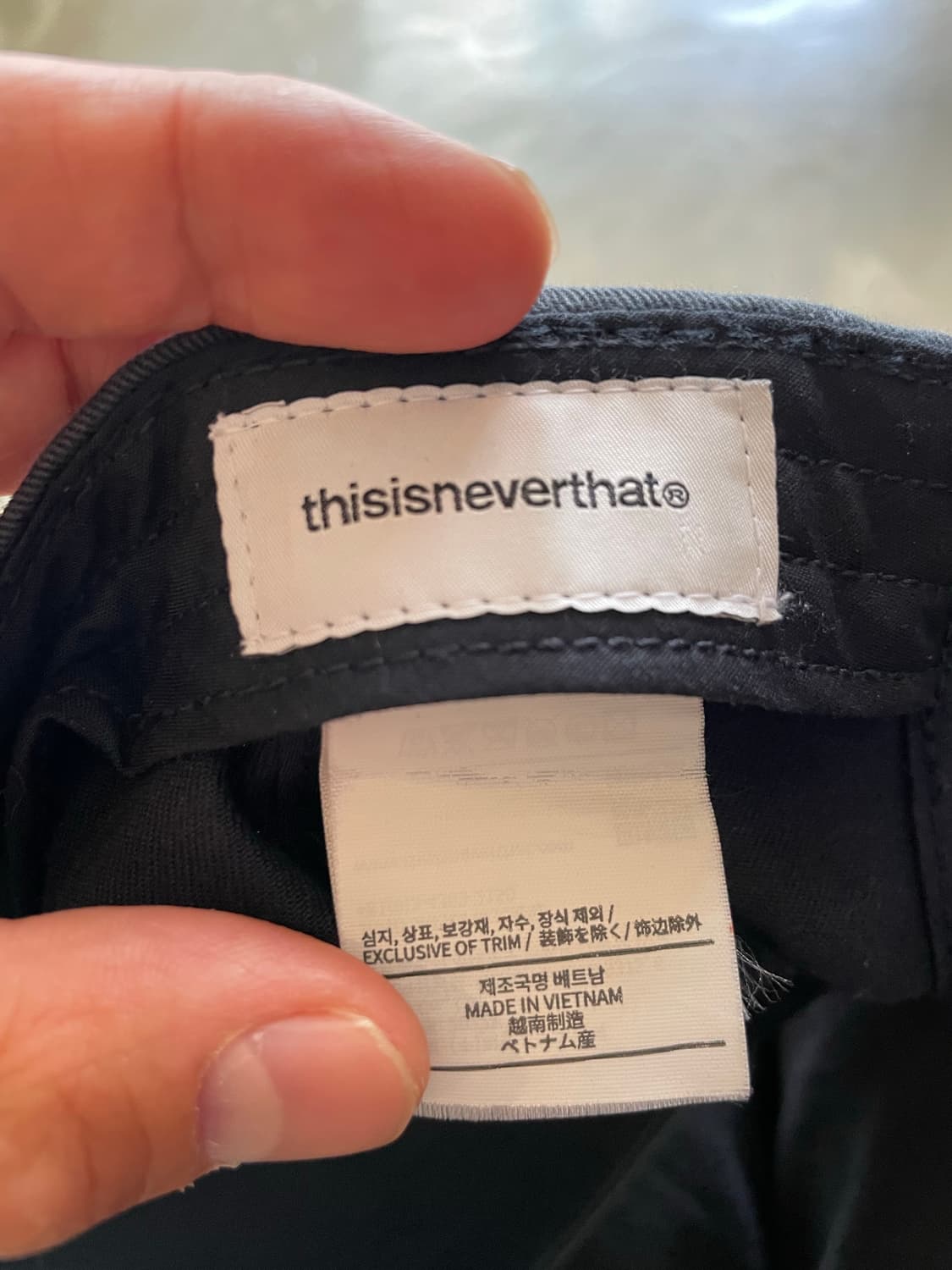 Thisisneverthat 디네댓 볼캡 네이비 상품이미지7