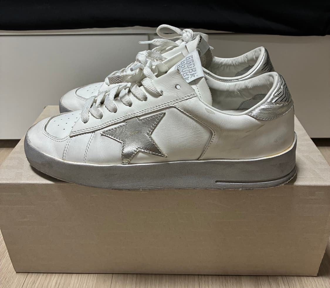 (38) 골든구스 스타단 스니커즈 실버 힐 실버 스타 상품이미지2