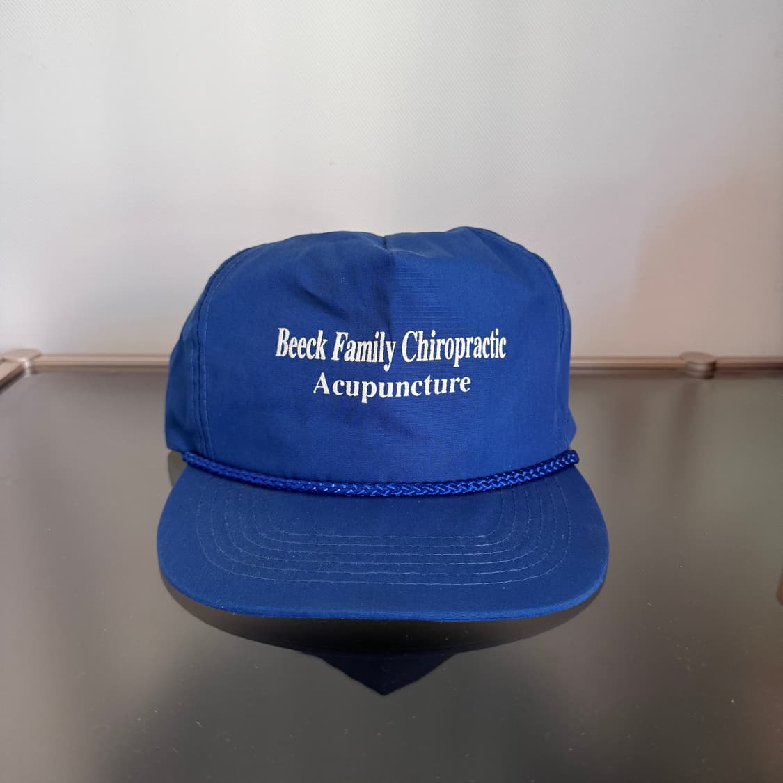 USA Acupuncture 빈티지 모자 볼캡 vintage cap 블루 상품이미지2