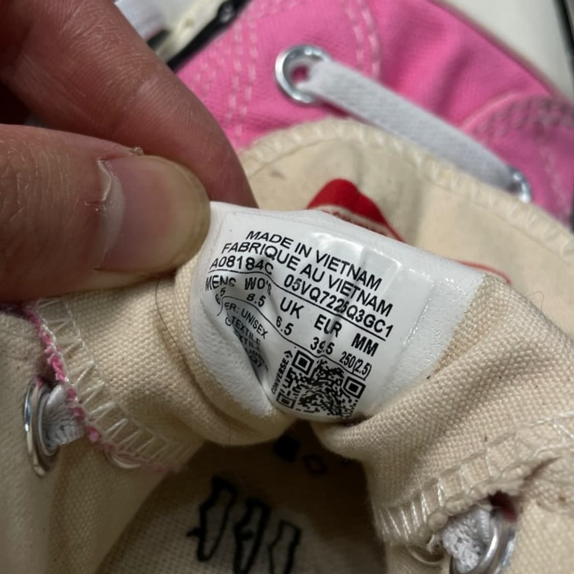 250 컨버스 척 테일러 핑크 상품이미지6