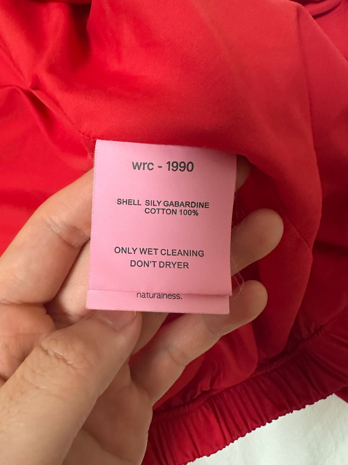 [2]더 뤡코즈 실키 개버딘 자켓 레드 상품이미지3