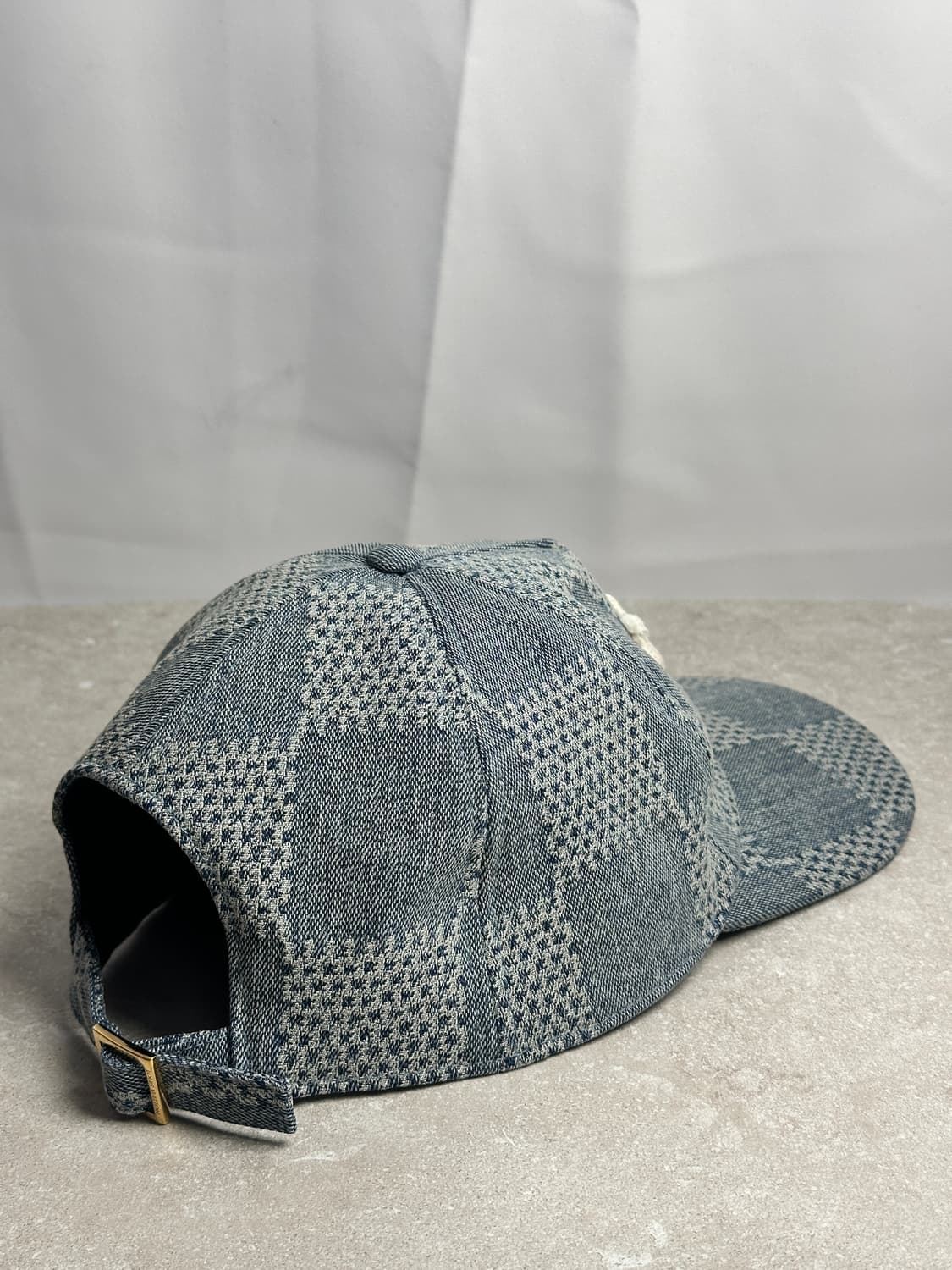 루이비통 데님 다미에 패치워크 캡   상품이미지3