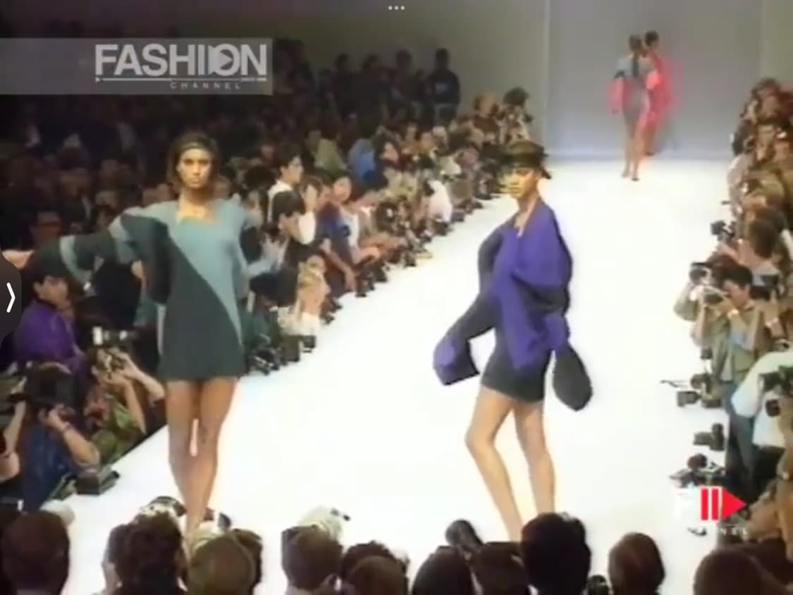 이세이미야케 1991 아카이브 플리츠 커브드 슬리브 튜닉 드레스 상품이미지9