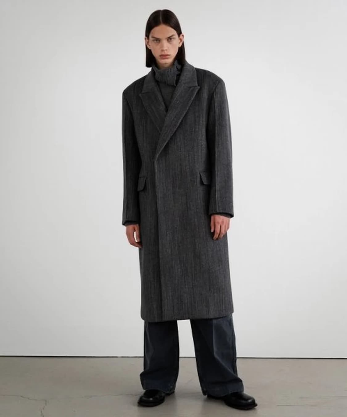 인사일런스 스페이스다잉 코트 그레이 상품이미지1