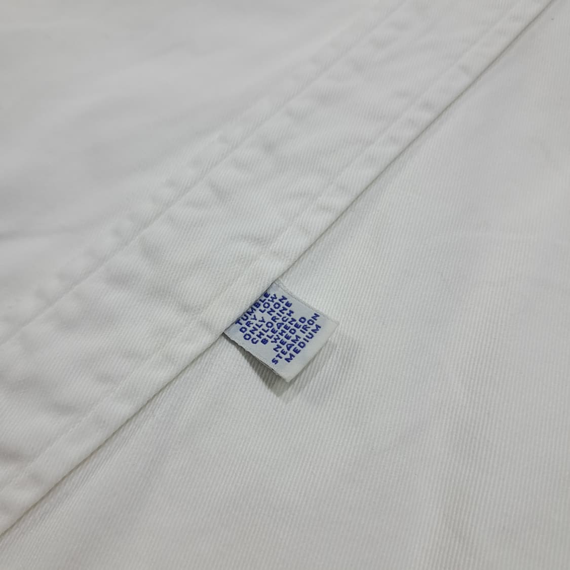 CL582 L 폴로 90s 미국판 코튼 트윌 플랩포켓 화이트 셔츠 남방 상품이미지6