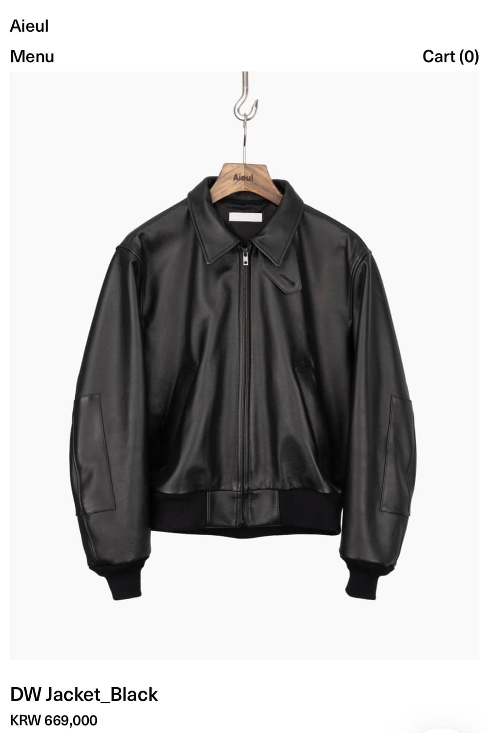 Aieul  DW Jacket_Black(48) 상품이미지1