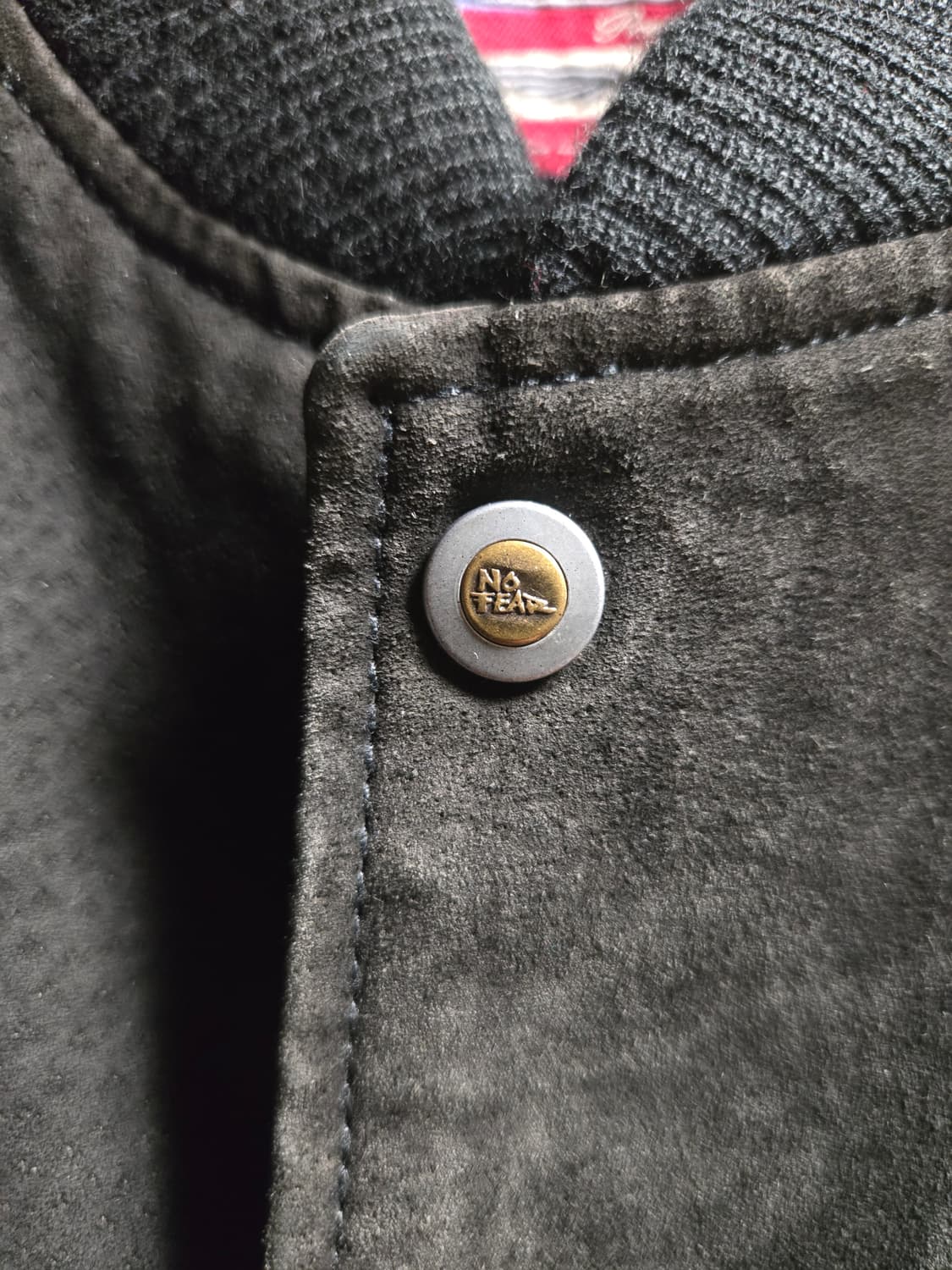 90s No fear leather jacket 상품이미지4