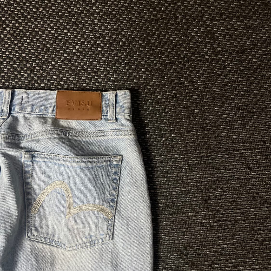 (34) 에비수 연청 데미지 슬림핏 데님 팬츠 상품이미지8