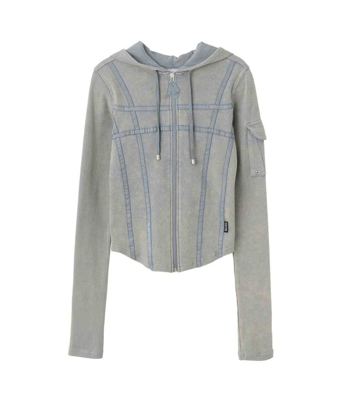 Washed Bondage Hoodie Washed Sage 상품이미지4