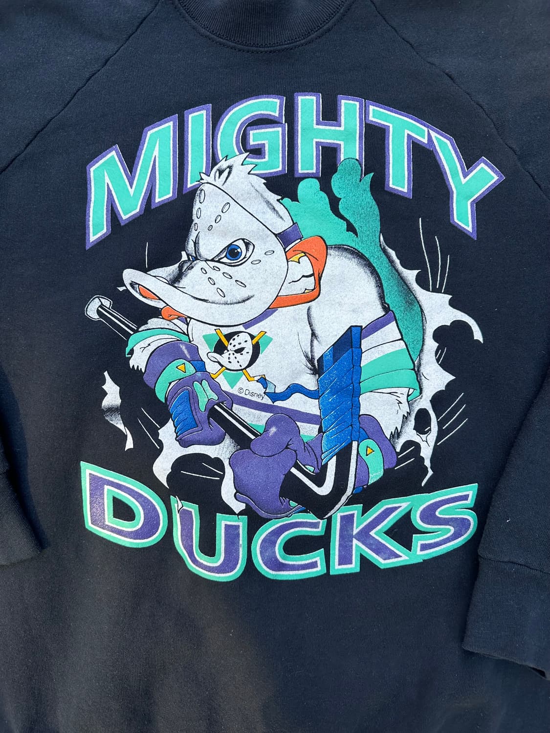 빈티지 90s  NHL 애너하임 마이티 덕스 스웻셔츠 상품이미지2
