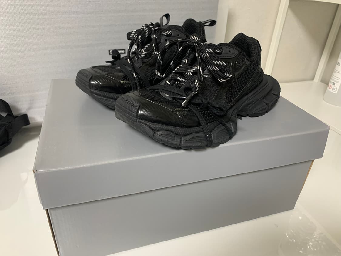 롯백본점)발렌시아가 3XL 올블랙 , 39size(255), 6회 착용 상품이미지2