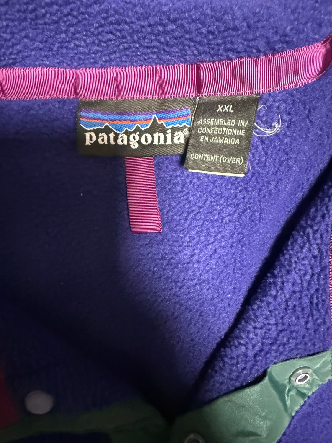 90‘s 파타고니아 신칠라 스냅티 상품이미지2
