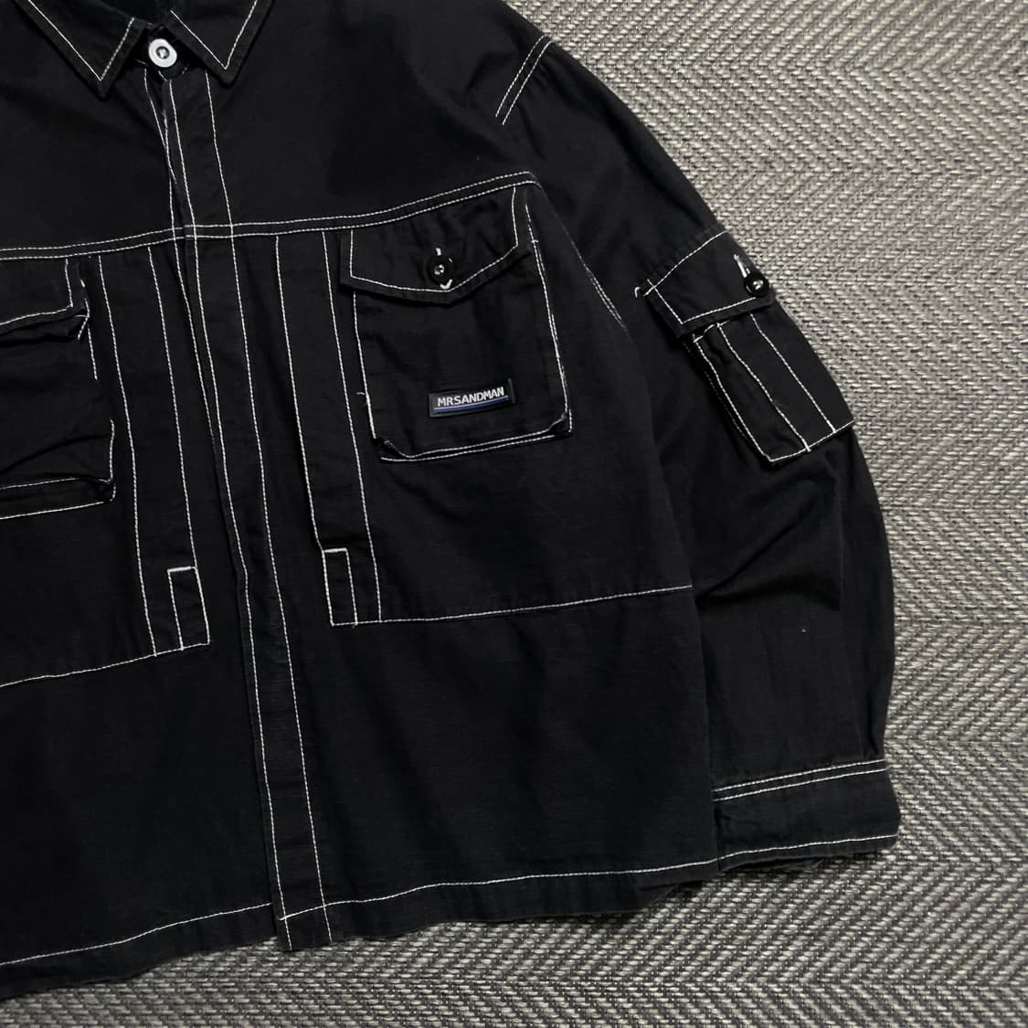 mrsandman 아카이브 스티치 워크 셔츠 자켓o 5257 상품이미지2