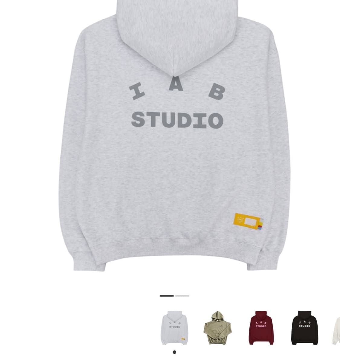 아이앱 스튜디오 후드 라이트 그레이 XL 상품이미지1