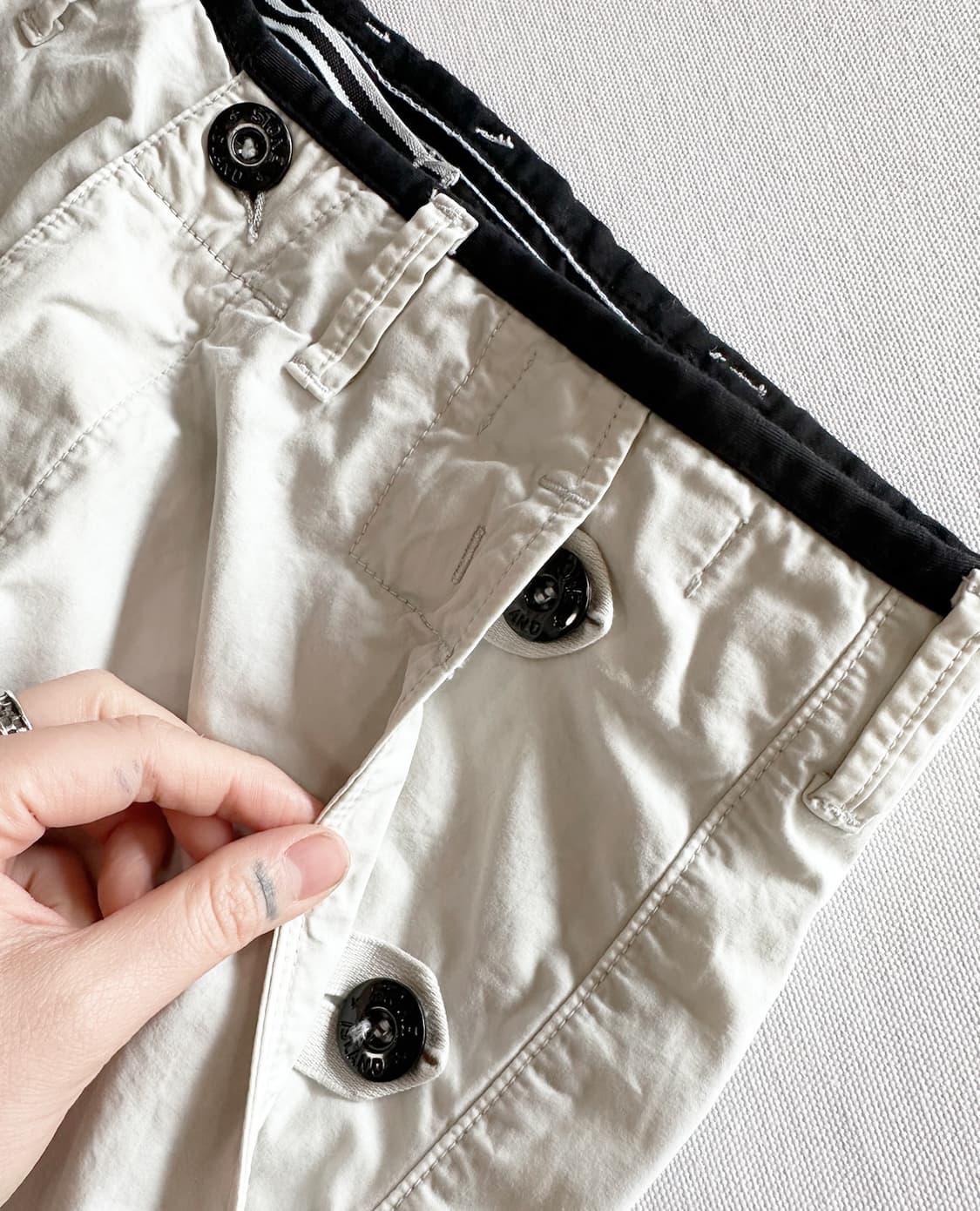 STONE ISLAND cotton cargo pants 상품이미지6