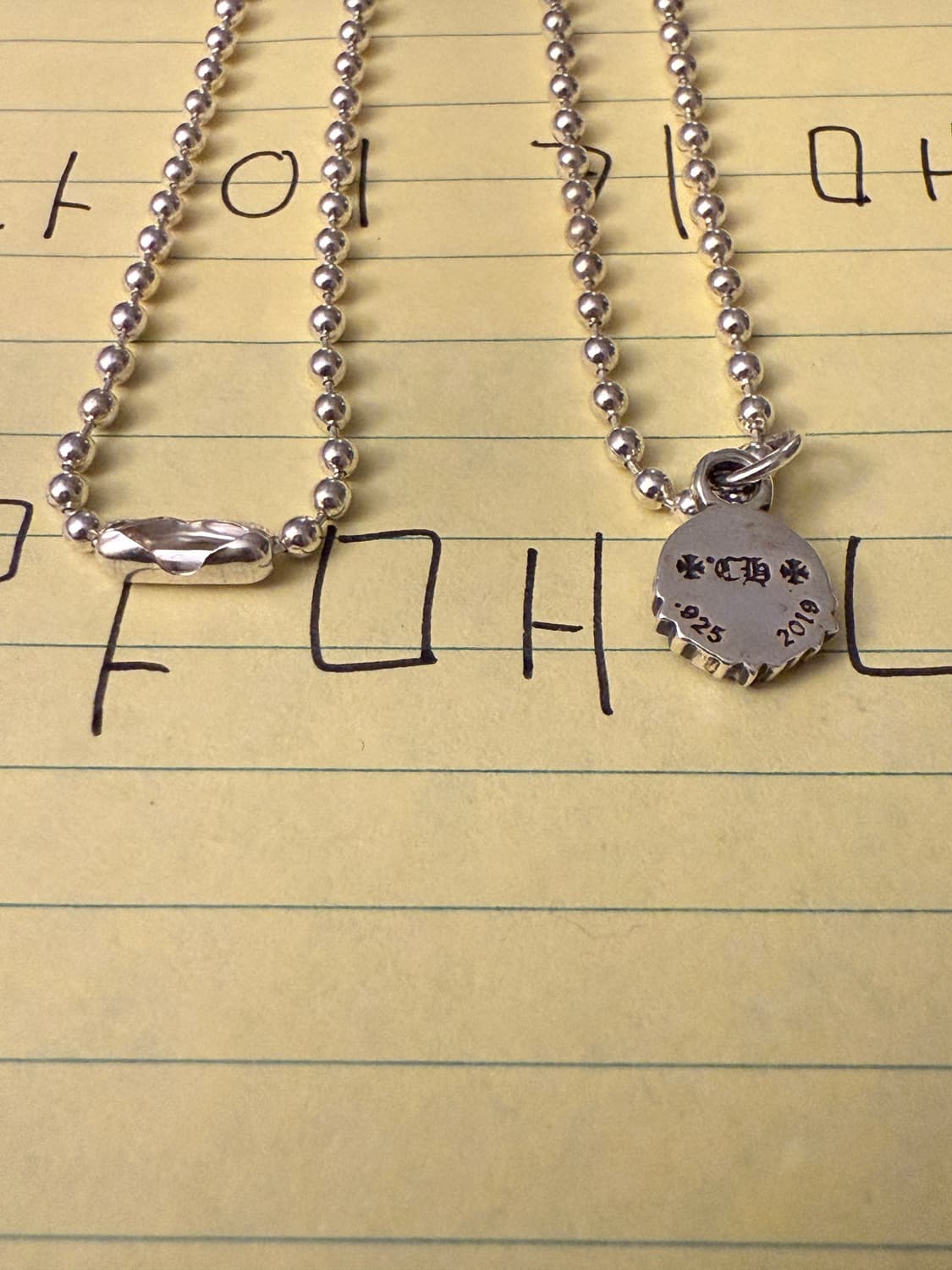 크롬하츠 피스 참 목걸이 상품이미지3