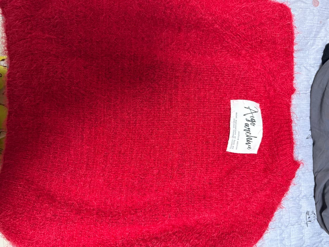 이고프리덤랩 니트 Canvas tag round knit 상품이미지3