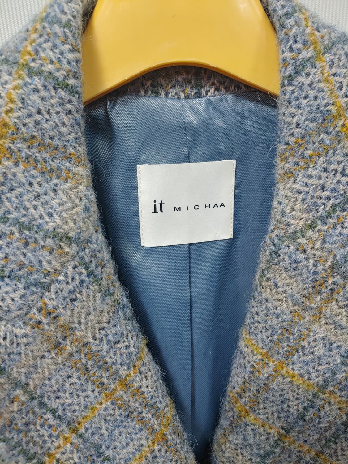 잇미샤 체크 롱코트 영성 55~66 상품이미지4