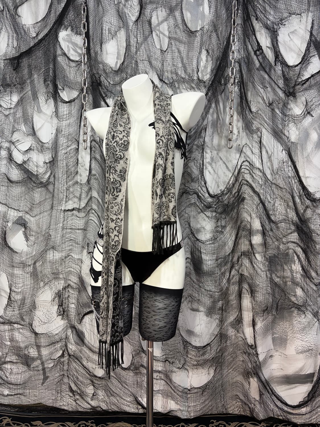 Leopard vtg scarf 상품이미지2