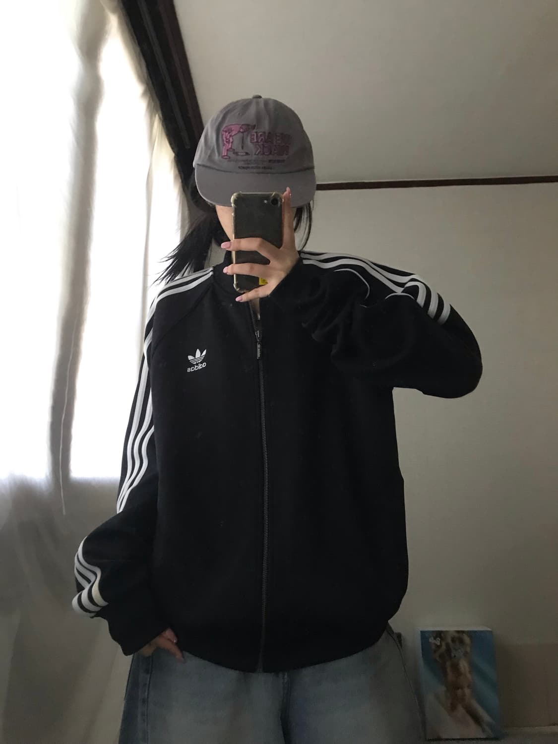 아디다스 블랙 삼선 져지 상품이미지6