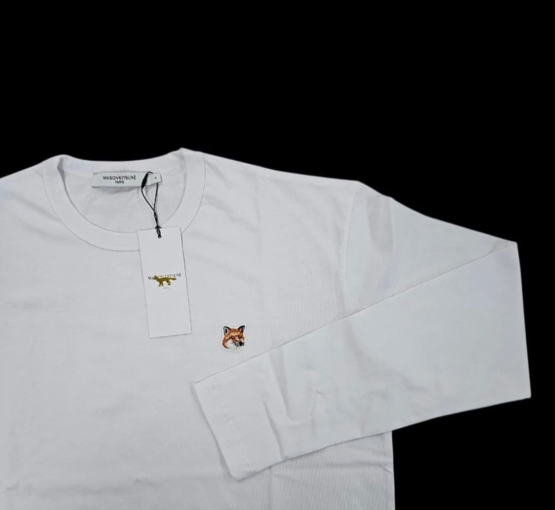 🦊[정품/새상품]메종키츠네 폭스 패치 화이트 롱슬리브🦊 상품이미지2