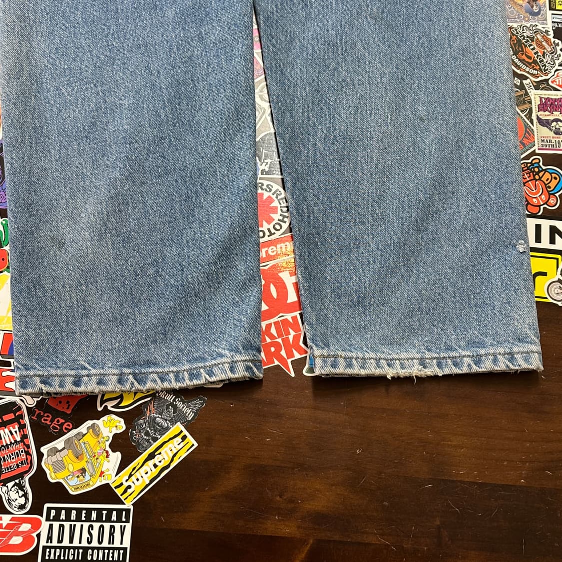 칼하트 블루 진 데님 팬츠 B17-DST 38 상품이미지4