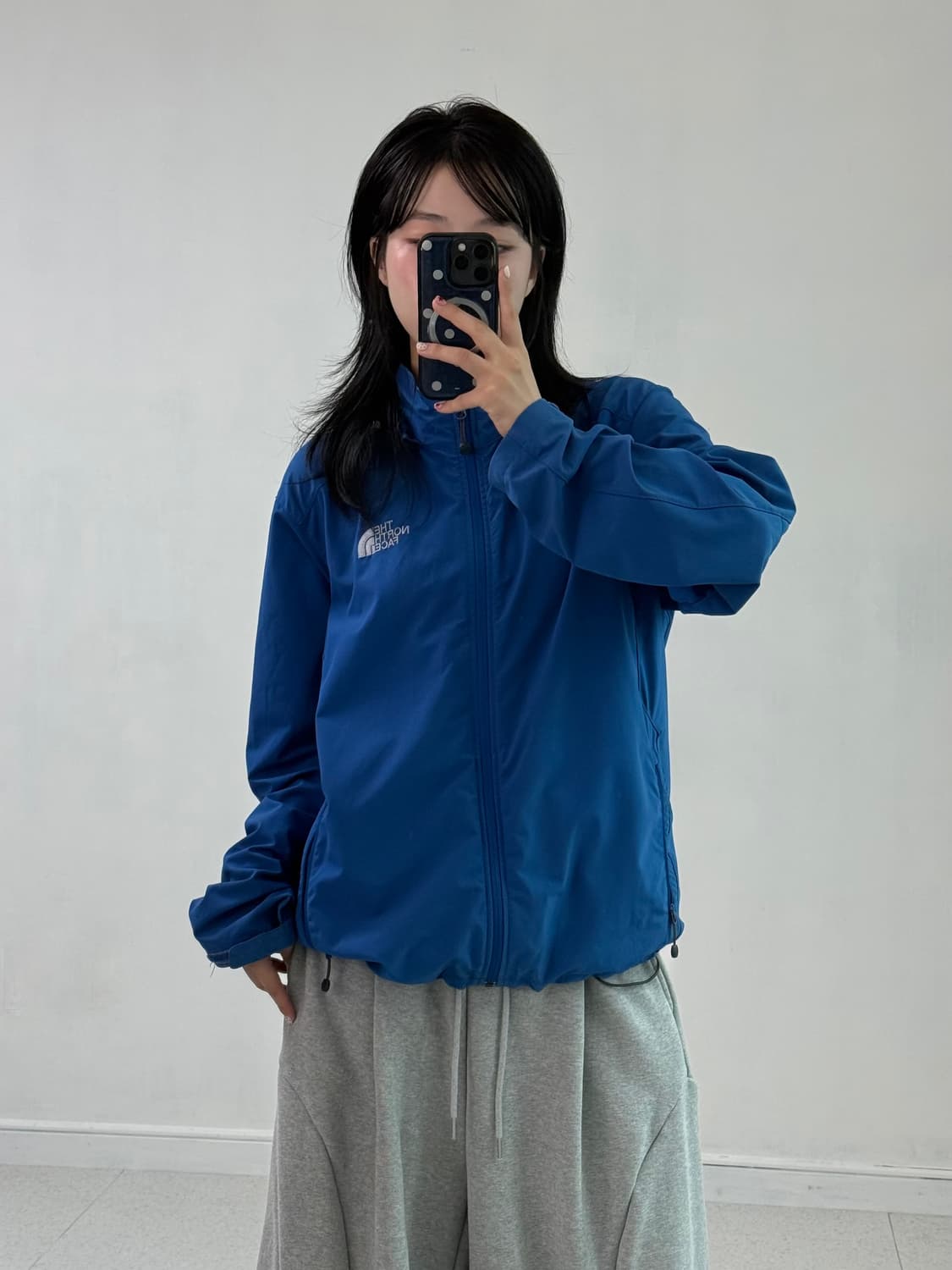 노스페이스 블루 자켓 상품이미지5