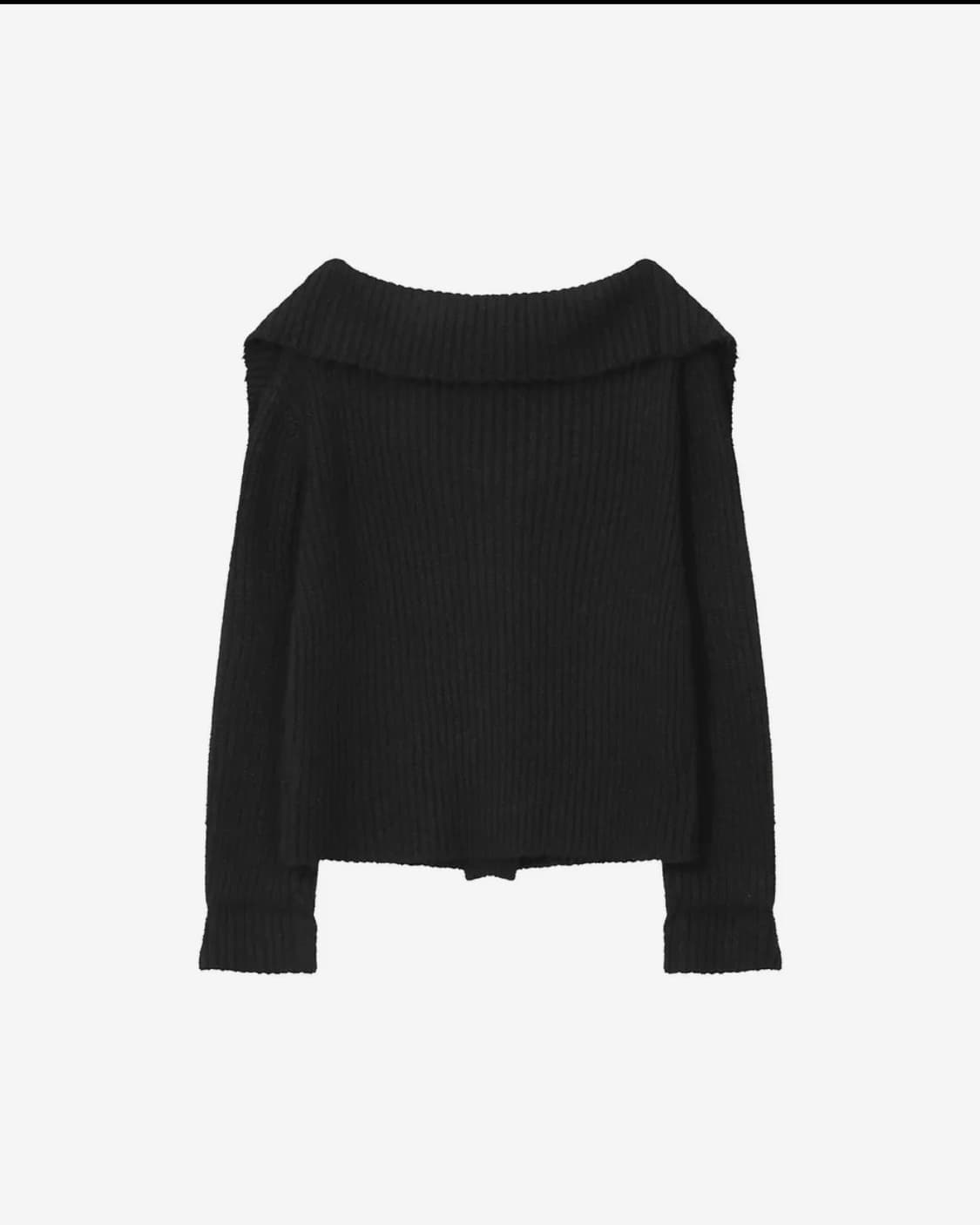 미세키서울 toggle knit cardigan black 상품이미지3