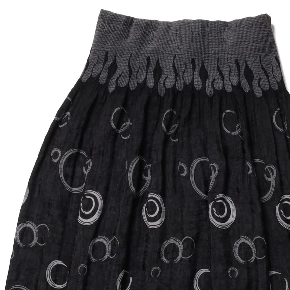 Jpn Vintage Pattern Pleats Skirt   상품이미지2