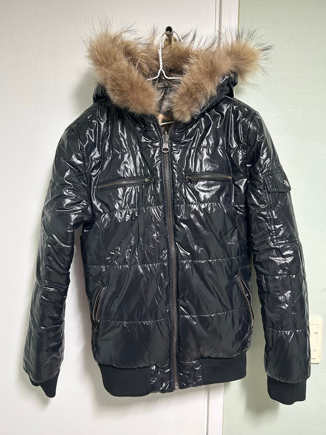 Midas reversible fur puffer jacket 상품이미지1