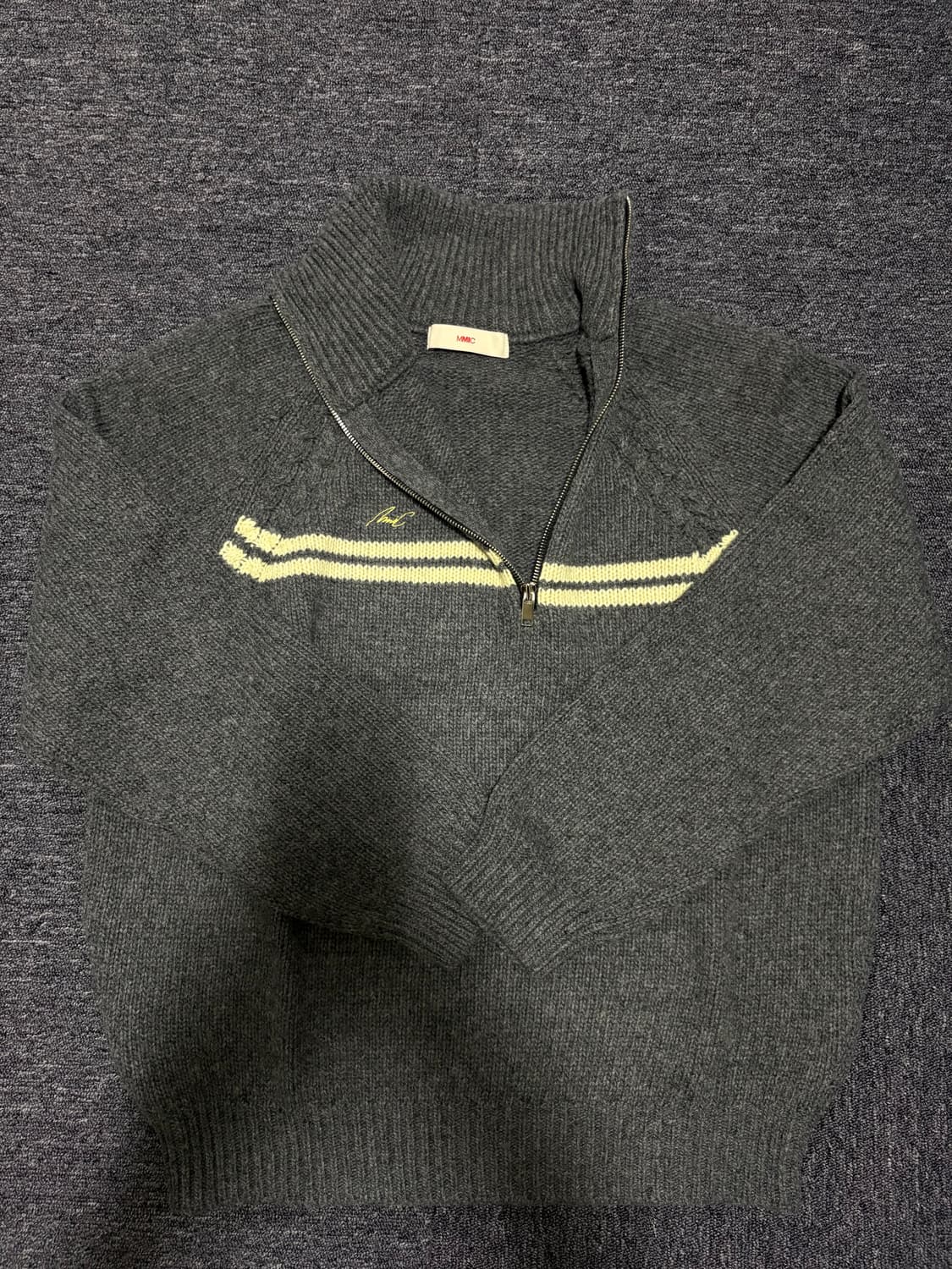 mmic 니트집업 상품이미지2