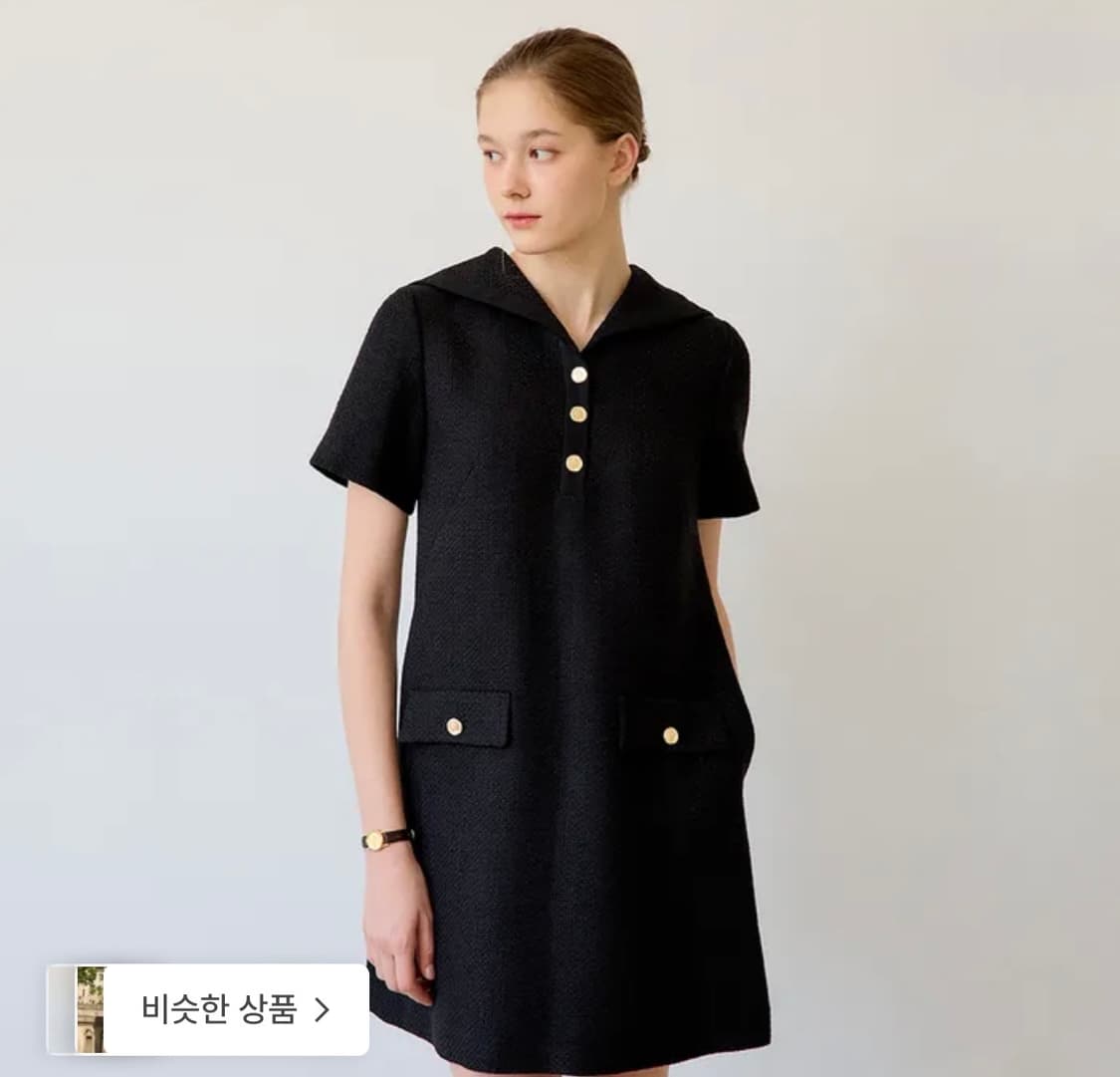 르메메 lememe sailor robe black s 상품이미지1