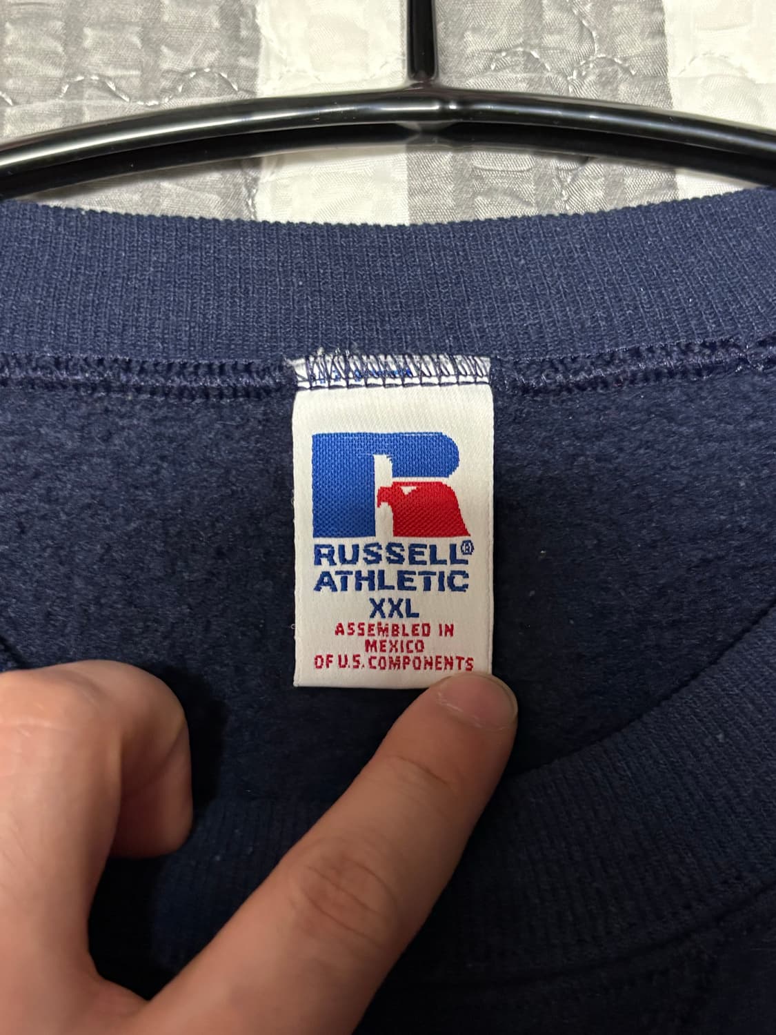 90s 빈티지 러셀 성조기 스웻 초레어템 상품이미지4