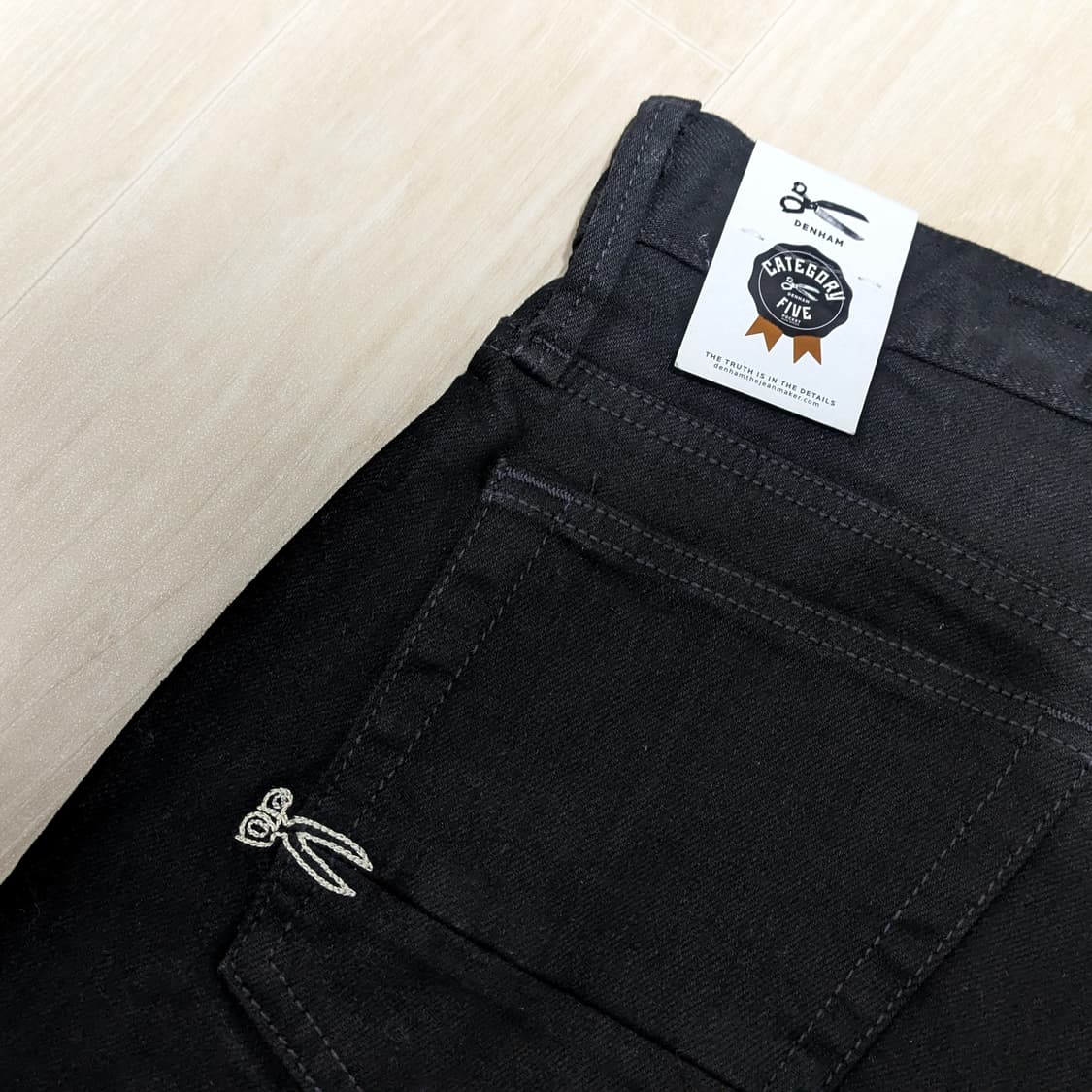 덴함 (DENHAM) / 프리미엄 데님 청바지 (블랙) 상품이미지5