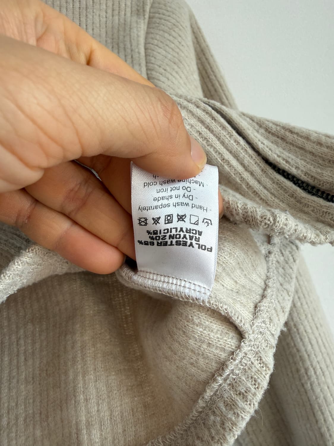 CRANK 니트 집업 상품이미지6