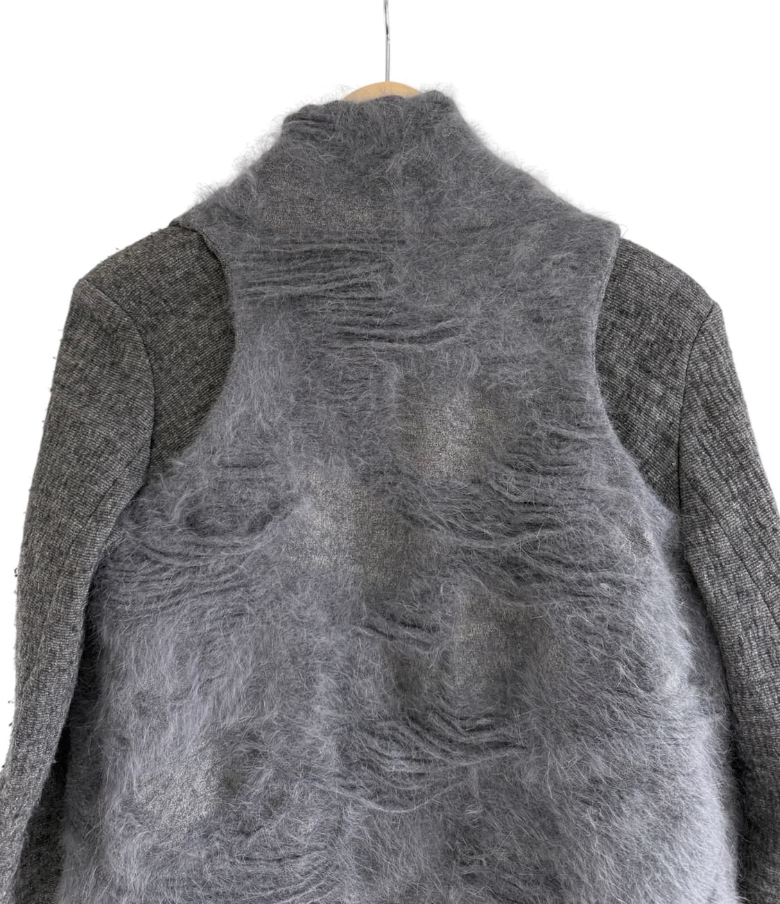 마스나다 아티저널 모헤어 혼방 드레이프 니트 자켓 상품이미지5