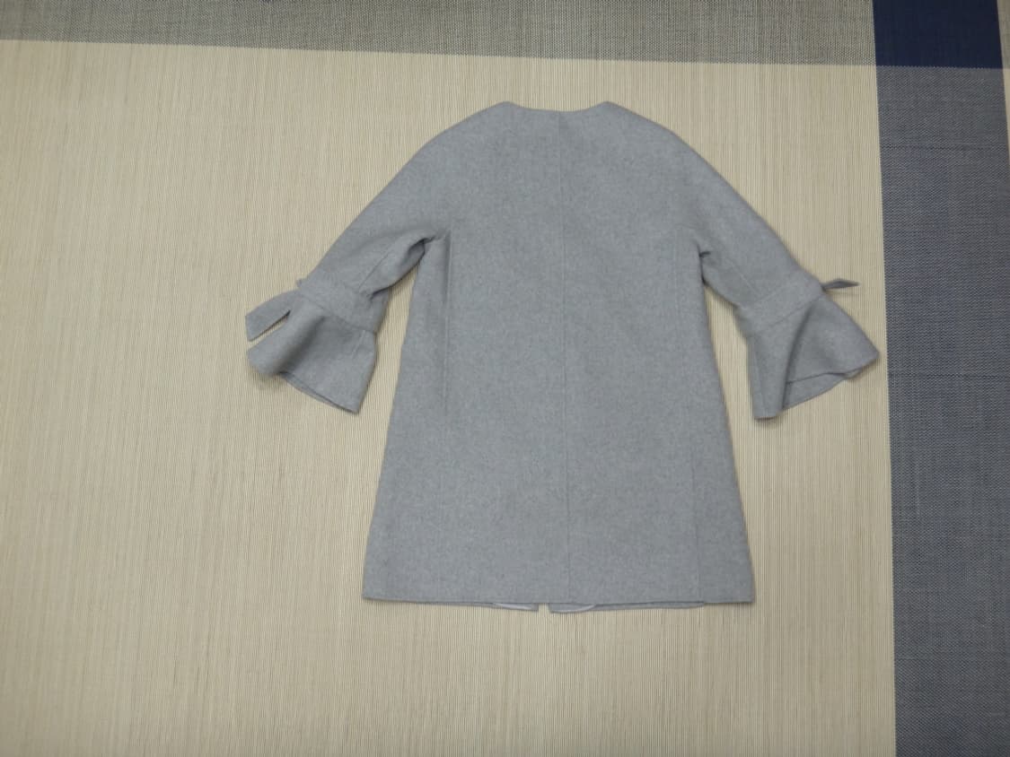 (95size) Reneevon 레니본 울혼방 코트 그레이 상품이미지2