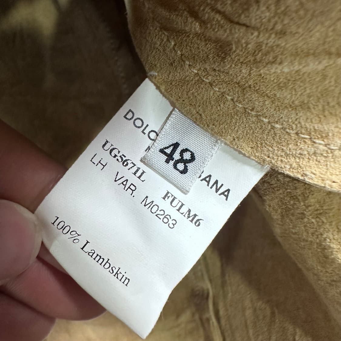 돌체 앤 가바나 양가죽 웨스턴 셔츠  상품이미지9